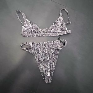 Ark swimwear python bikini size small